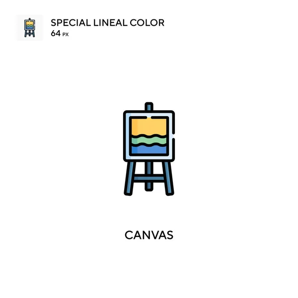 Lienzo Icono Vector Simple Iconos Lona Para Proyecto Empresarial — Archivo Imágenes Vectoriales