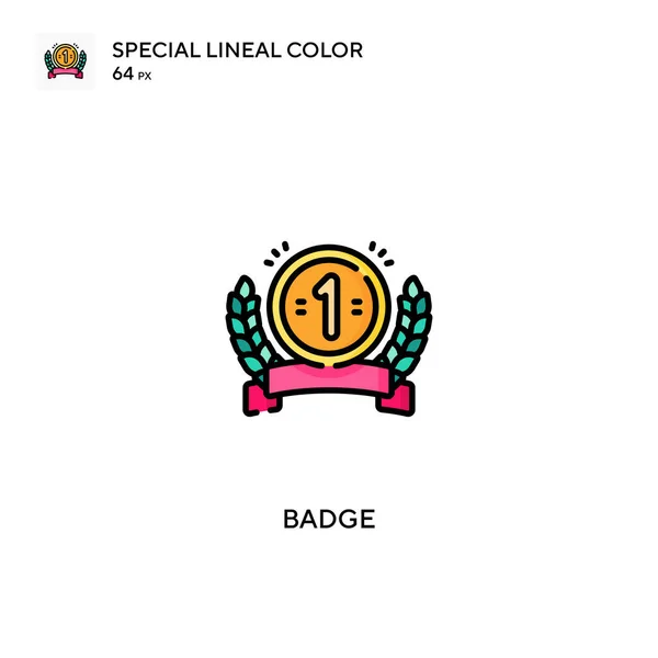 Badge Icône Vectorielle Simple Icônes Badge Pour Votre Projet Entreprise — Image vectorielle