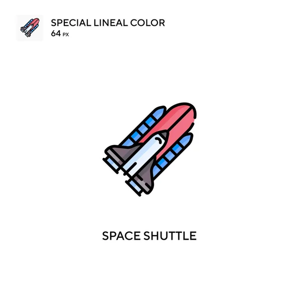 Transbordador Espacial Icono Vector Simple Iconos Transbordador Espacial Para Proyecto — Archivo Imágenes Vectoriales