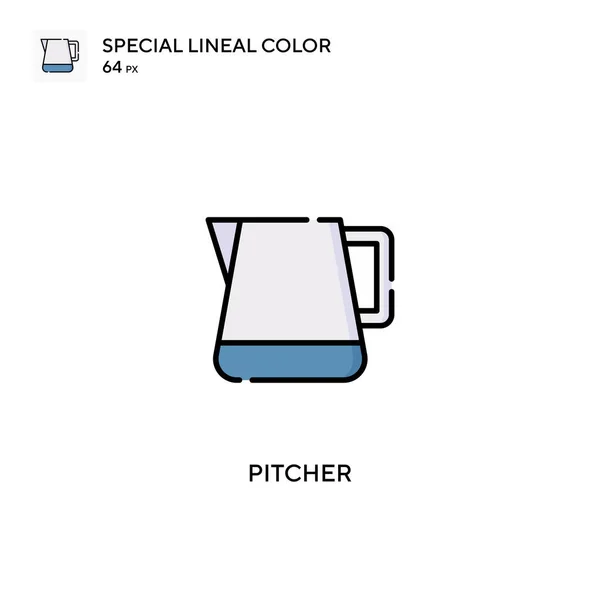 Pitcher Απλό Διανυσματικό Εικονίδιο Εικονίδια Pitcher Για Την Επιχείρησή Σας — Διανυσματικό Αρχείο