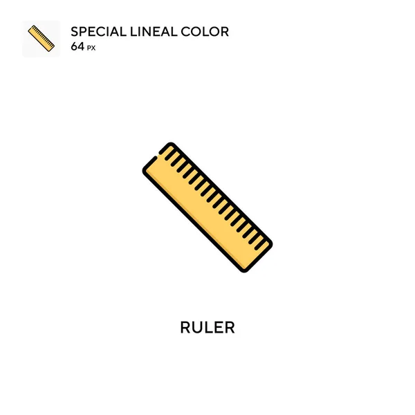 Lineal Einfaches Vektorsymbol Lineal Symbole Für Ihr Geschäftsprojekt — Stockvektor