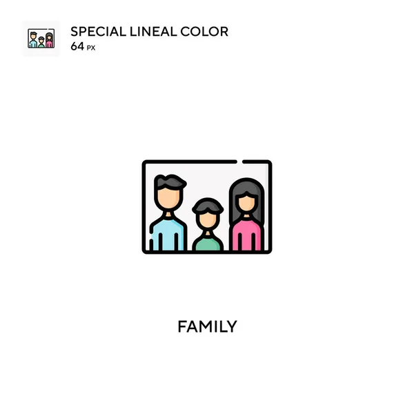 Family Simple Vector Icon Family Icons Your Business Project — Stock Vector