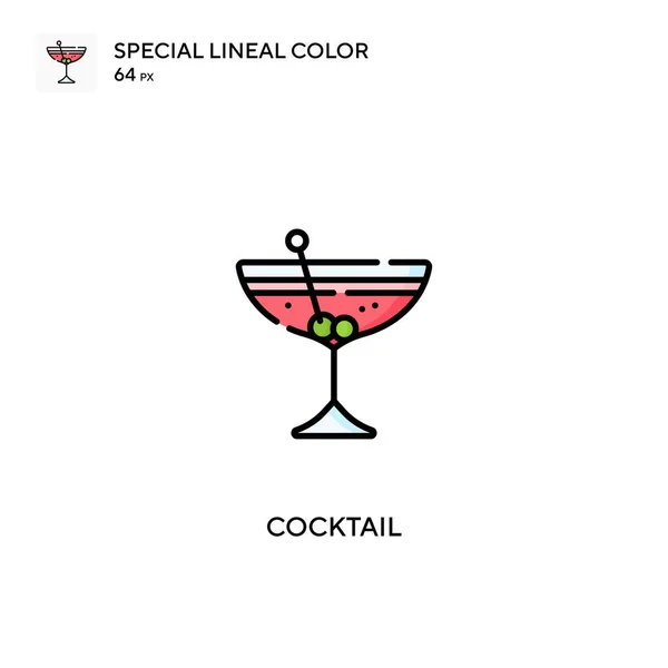 Cocktail Ícone Vetorial Simples Ícones Coquetel Para Seu Projeto Negócio —  Vetores de Stock