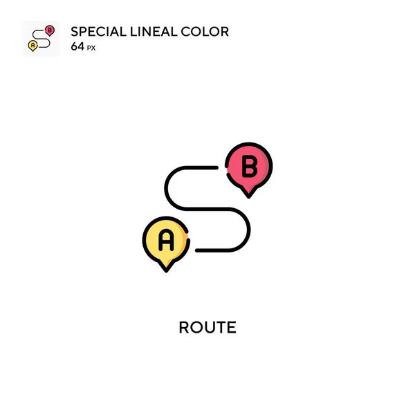 Route Einfaches Vektorsymbol Routensymbole Für Ihr Geschäftsprojekt — Stockvektor