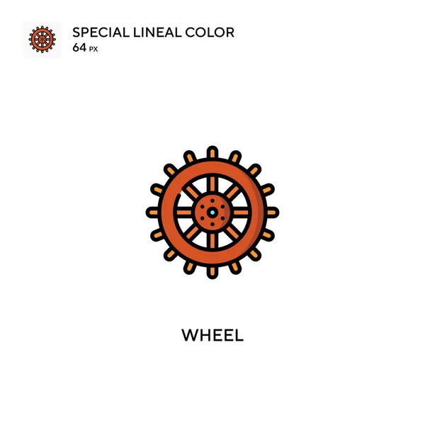 Wheel Simple Vector Icon Wheel Icons Your Business Project — Stock Vector