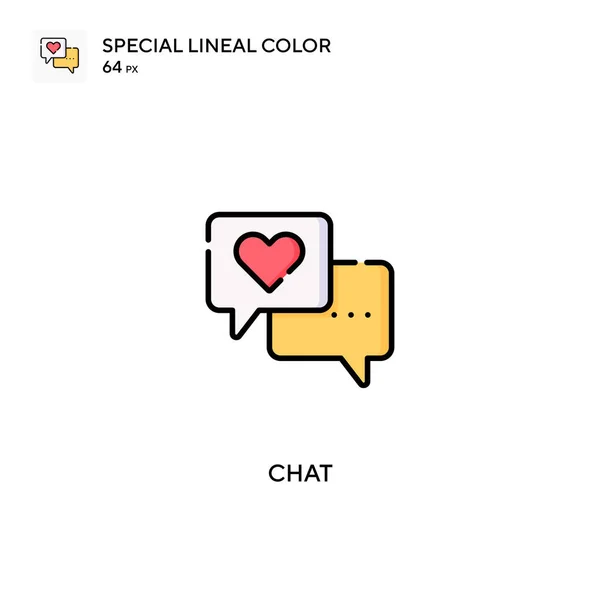 Chat Icono Vector Simple Iconos Chat Para Proyecto Empresarial — Archivo Imágenes Vectoriales