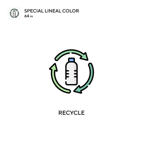 Reciclar Ícone Vetorial Simples Reciclar Ícones Para Seu Projeto Negócio — Vetor de Stock