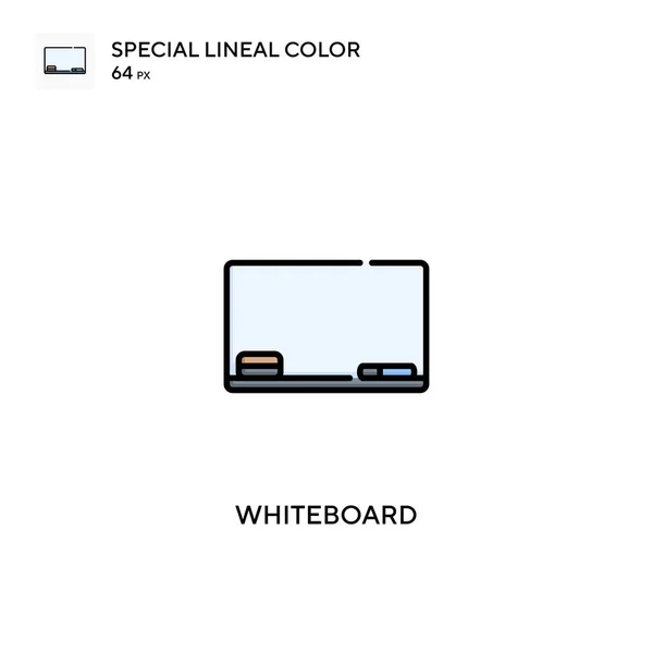 ホワイトボードシンプルなベクトルアイコン ビジネスプロジェクトのホワイトボードアイコン — ストックベクタ