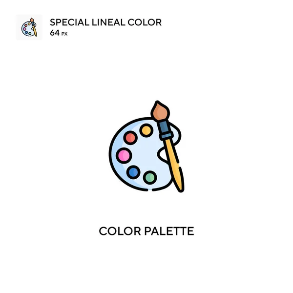 Paleta Colores Icono Vector Simple Iconos Paleta Colores Para Proyecto — Vector de stock