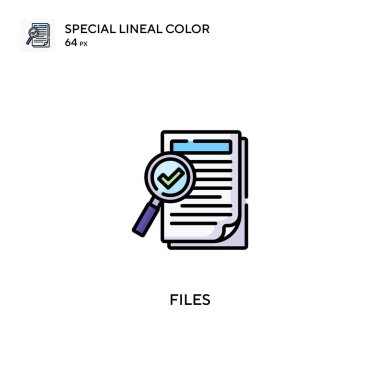 Özel doğrusal renk vektör simgesi dosyalarıName İş projeniz için dosya simgeleri