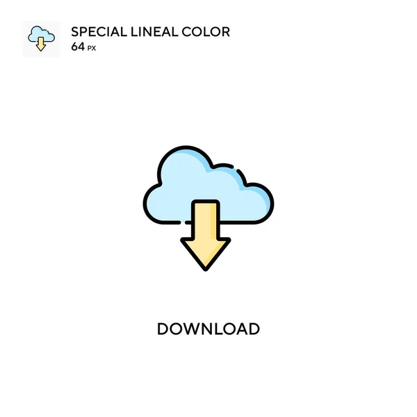 Einfaches Vektorsymbol Herunterladen Icons Für Ihr Geschäftsprojekt Herunterladen — Stockvektor