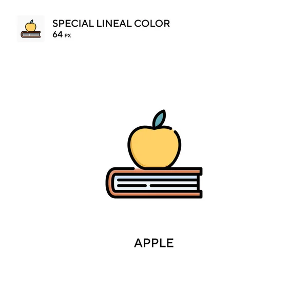 Иконка Apple Simple Vector Иконки Apple Вашего Бизнес Проекта — стоковый вектор