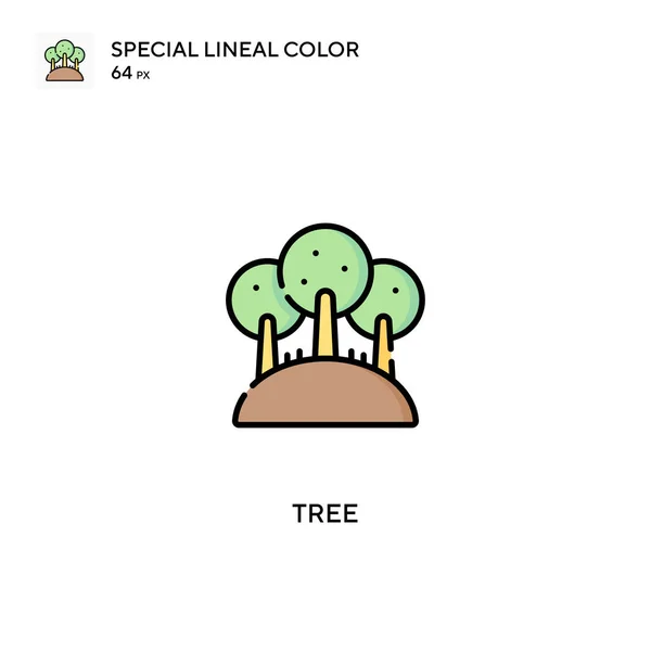 Árbol Icono Vector Simple Iconos Árbol Para Proyecto Empresarial — Vector de stock