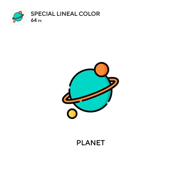 Planeta Icono Vector Simple Planeta Iconos Para Proyecto Negocio — Archivo Imágenes Vectoriales