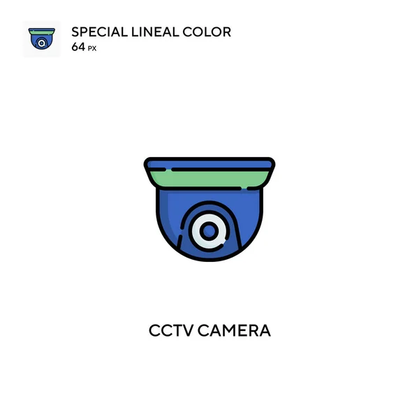 Caméra Cctv Icône Vectorielle Simple Icônes Caméra Cctv Pour Votre — Image vectorielle