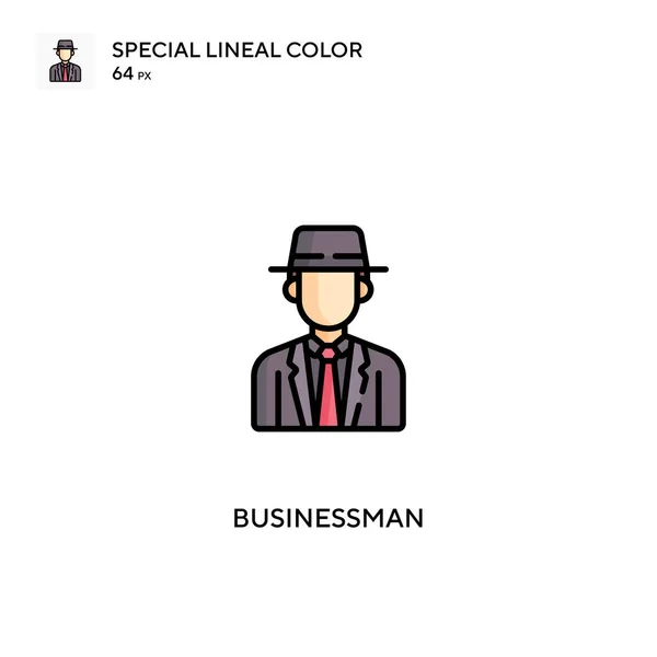 Empresario Icono Vector Simple Iconos Hombre Negocios Para Proyecto Empresarial — Archivo Imágenes Vectoriales