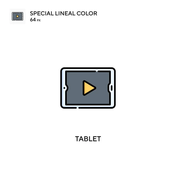 Tablette Icône Vectorielle Simple Icônes Tablette Pour Votre Projet Entreprise — Image vectorielle