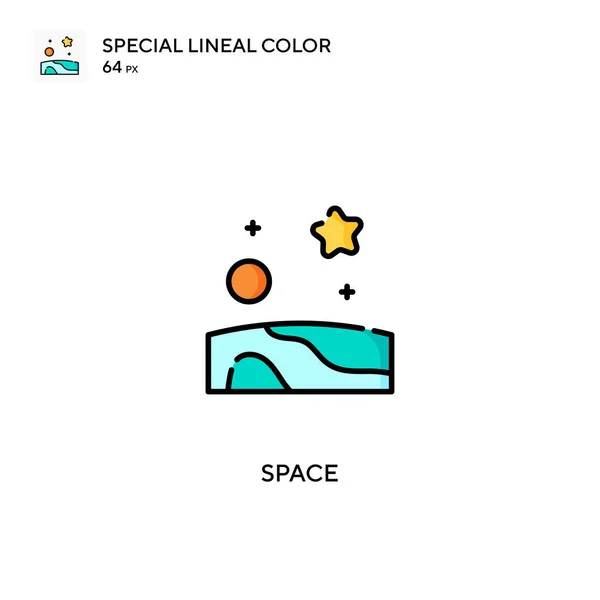 Space Einfaches Vektor Symbol Space Icons Für Ihr Geschäftsprojekt — Stockvektor