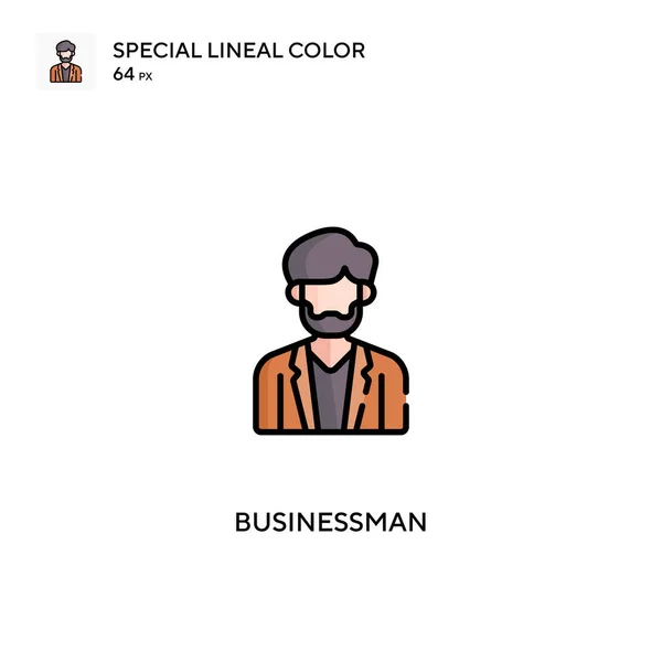 Businessman Simple Vector Icon Businessman Icons Your Business Project — Stock Vector