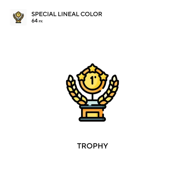 Trophy Eenvoudige Vector Icoon Trofee Iconen Voor Business Project — Stockvector