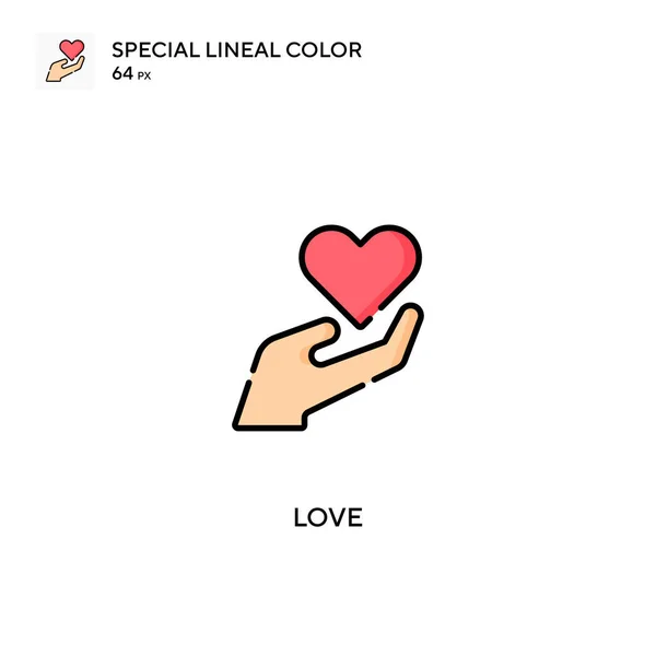 Amor Icono Vector Simple Iconos Amor Para Proyecto Empresarial — Archivo Imágenes Vectoriales