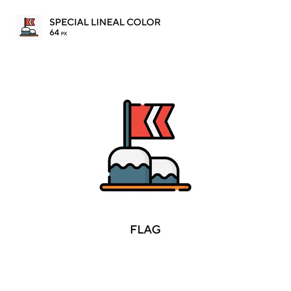 Flagge Einfaches Vektor Symbol Flaggensymbole Für Ihr Geschäftsprojekt — Stockvektor