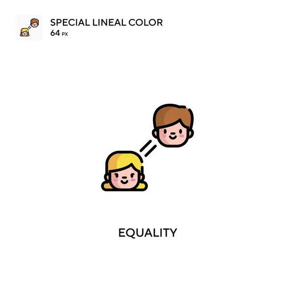 平等简单向量 平等的图标为您的商业项目 — 图库矢量图片