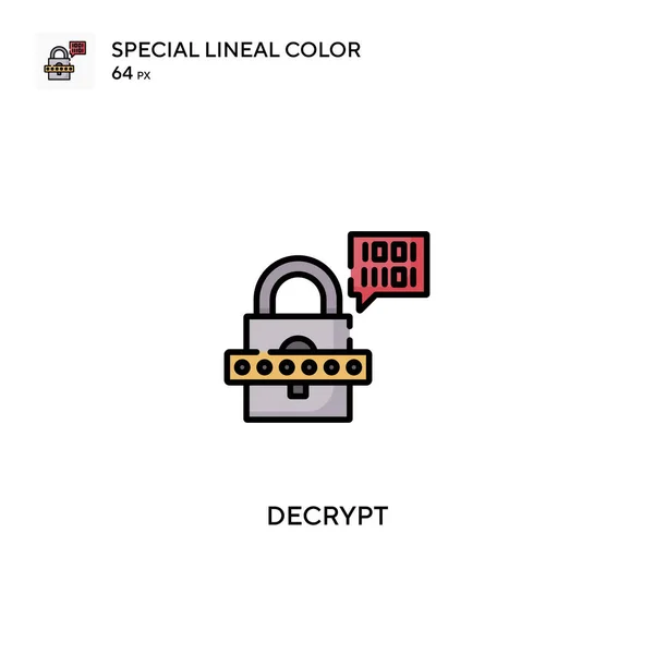 아이콘을 Decrypt 비즈니스 프로젝트용 숨겨진 아이콘 — 스톡 벡터