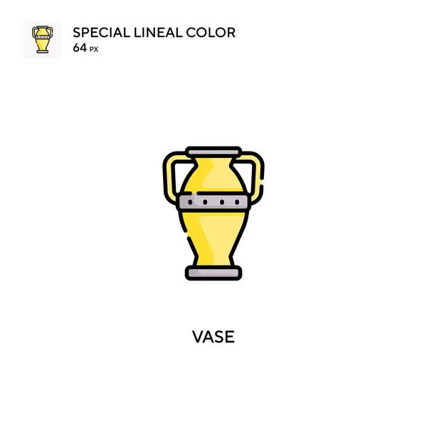 Váza Speciální Lineární Barevný Vektor Ikony Ikony Vázy Pro Váš — Stockový vektor