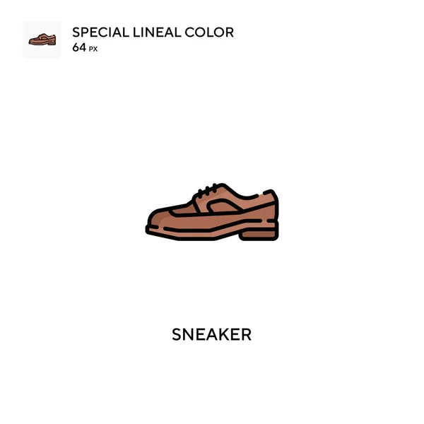 Sneaker Spécial Lineal Icône Vectorielle Couleur Icônes Sneaker Pour Votre — Image vectorielle