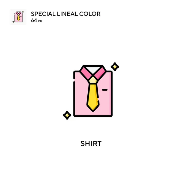 Camisa Icono Especial Vector Color Lineal Iconos Camisas Para Proyecto — Archivo Imágenes Vectoriales