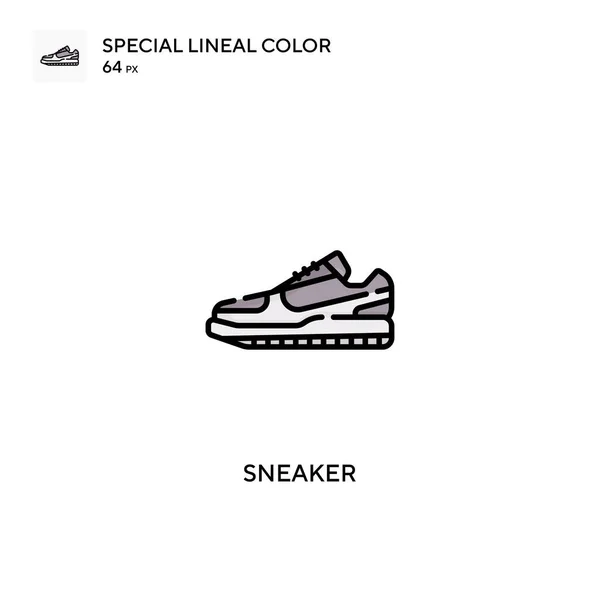 Sneaker Spécial Lineal Icône Vectorielle Couleur Icônes Sneaker Pour Votre — Image vectorielle