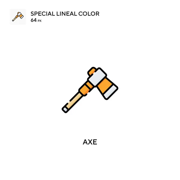 Axe Icono Especial Vector Color Lineal Iconos Hacha Para Proyecto — Vector de stock