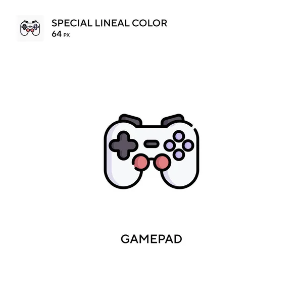 Gamepad特殊线形彩色矢量图标 您的商业项目的Gamepad图标 — 图库矢量图片