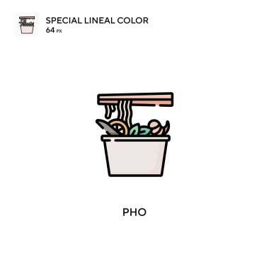 Pho special lineal color vector icon. Pho icons for your business project clipart
