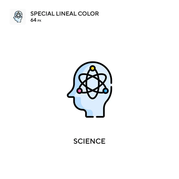 Wissenschaft Spezielles Lineares Farbvektorsymbol Science Icons Für Ihr Geschäftsprojekt — Stockvektor