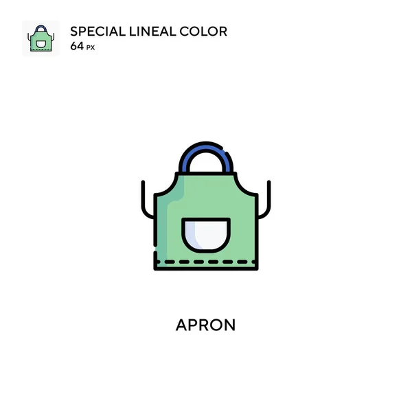 Apron Special Lineal Color Vector Icon Apron Icons Your Business — Stock Vector