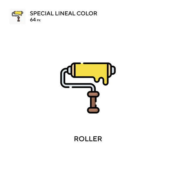 Roller Spezielle Lineare Farbvektorsymbol Rollensymbole Für Ihr Geschäftsprojekt — Stockvektor