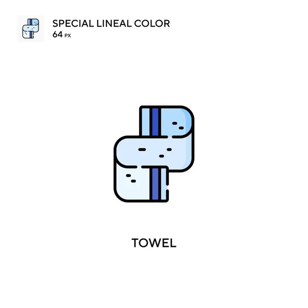 Toalla Icono Especial Vector Color Lineal Iconos Toallas Para Proyecto — Archivo Imágenes Vectoriales