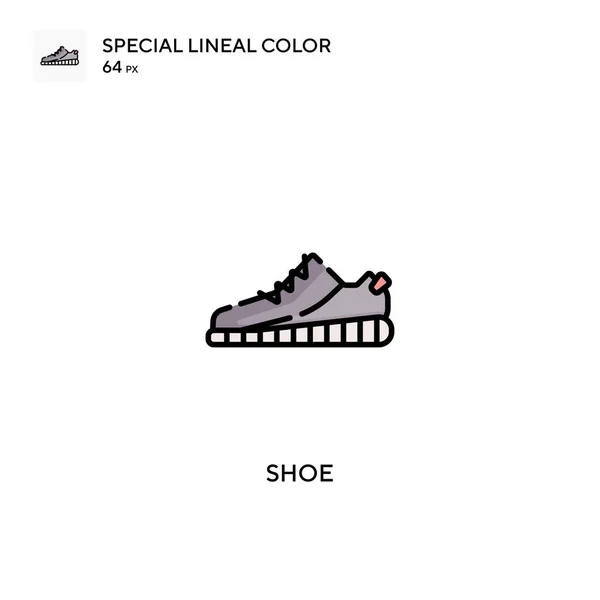 Zapato Especial Icono Vector Color Lineal Iconos Zapatos Para Proyecto — Vector de stock