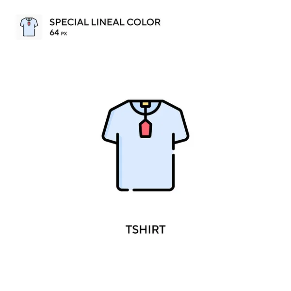 Tshirt Ícone Vetorial Cor Linear Especial Ícones Camiseta Para Seu —  Vetores de Stock