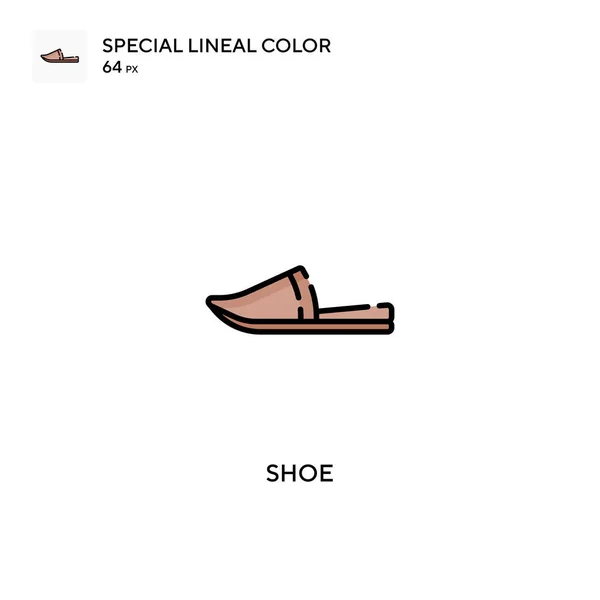 Ειδικό Εικονίδιο Διάνυσμα Χρώματος Σειράς Παπουτσιών Εικονίδια Παπουτσιών Για Την — Διανυσματικό Αρχείο