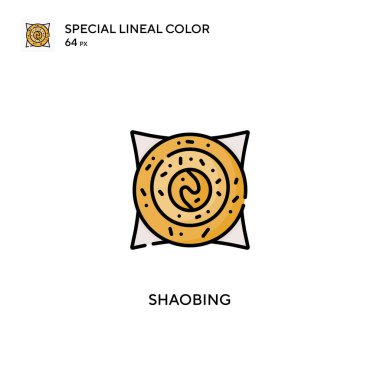 Özel doğrusal renk vektör simgesi Shaobing. İş projeniz için simge Shaobing