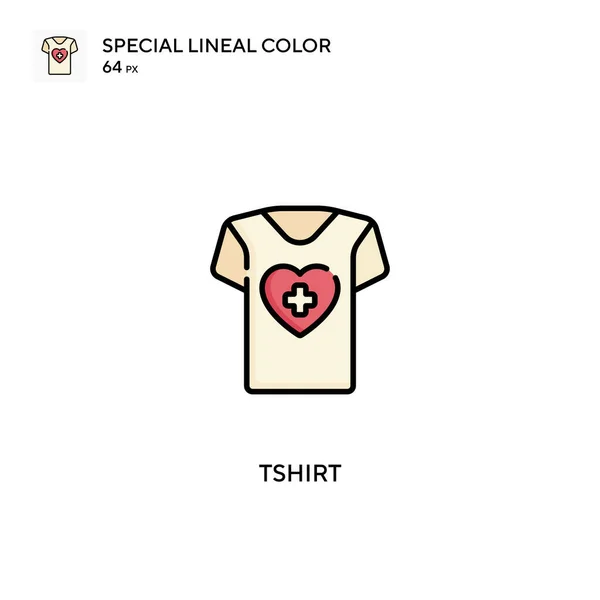 Tshirt Ειδική Lineal Χρώμα Διάνυσμα Εικονίδιο Εικονίδια Tshirt Για Την — Διανυσματικό Αρχείο