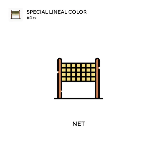 Net Spécial Lineal Icône Vectorielle Couleur Icônes Nettes Pour Votre — Image vectorielle