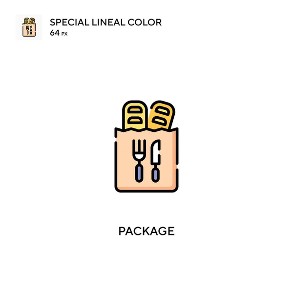 Paquet Icône Vectorielle Couleur Linéaire Spéciale Icônes Paquet Pour Votre — Image vectorielle