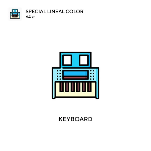 Teclado Icono Especial Vector Color Lineal Iconos Teclado Para Proyecto — Archivo Imágenes Vectoriales