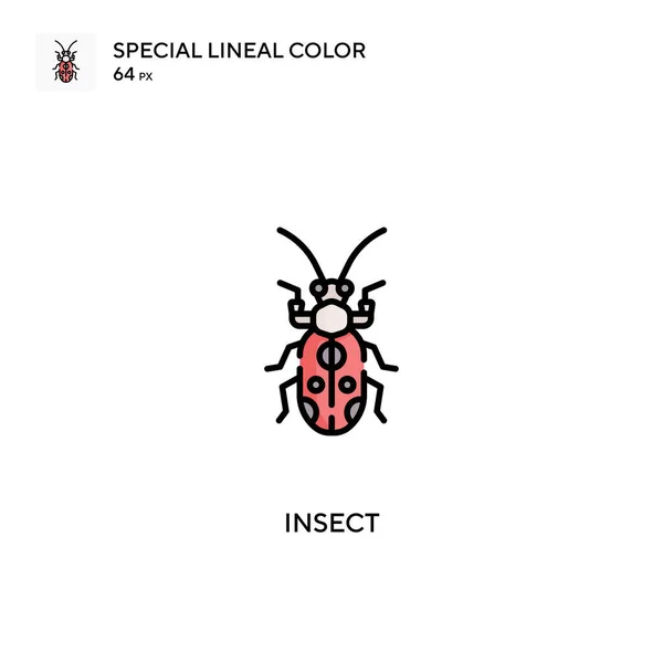 Insect Speciale Lijnkleur Vector Icoon Insect Iconen Voor Business Project — Stockvector