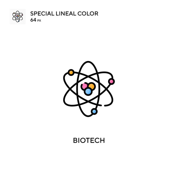 Biotech Spezielles Lineares Farbvektorsymbol Biotech Symbole Für Ihr Geschäftsprojekt — Stockvektor