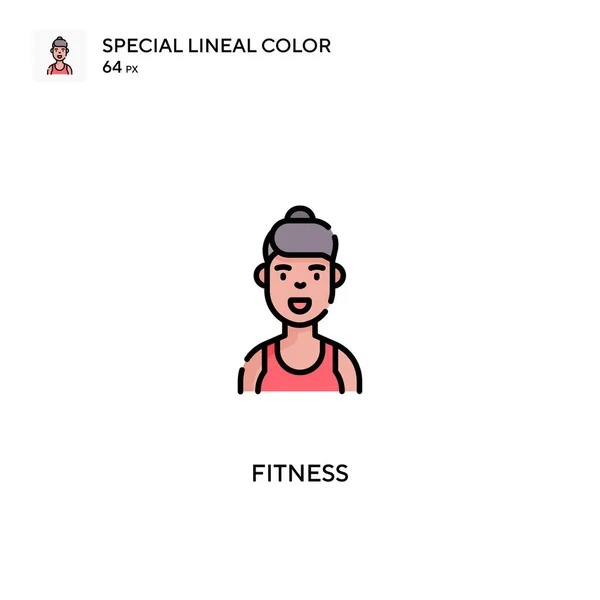Fitness Special Lineal Color Vector Icon Fitness Icons Your Business — Stock Vector